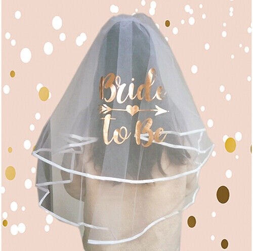 Veil Bride to Be Luxury Print