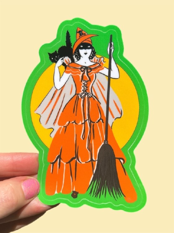 Halloween Witch • 3in. Waterproof Vinyl Sticker
