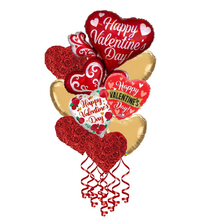 Balloon Bouquet • Be My Valentine Heart Tower