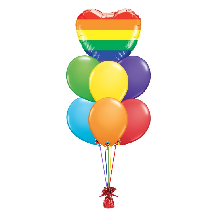 Balloon Bouquet ~ PRIDE HEART ~ Medium
