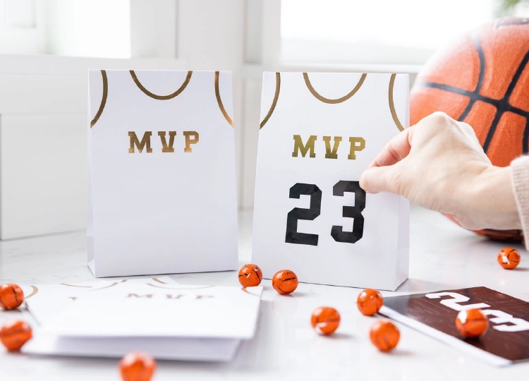 Basketball Jersey Treat Bag
