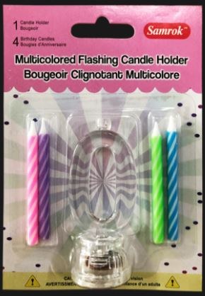 Candle w/ Flashing Holder #0