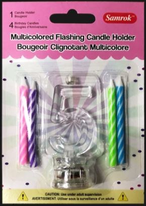 Candle w/ Flashing Holder #5