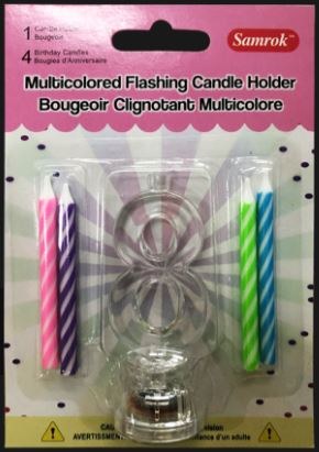 Candle w/ Flashing Holder #8