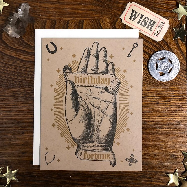 Card Palm Reader Birthday