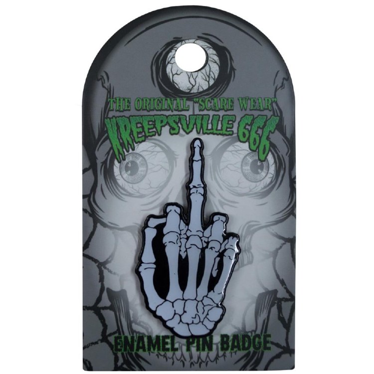 Skeleton Finger Glow Pin
