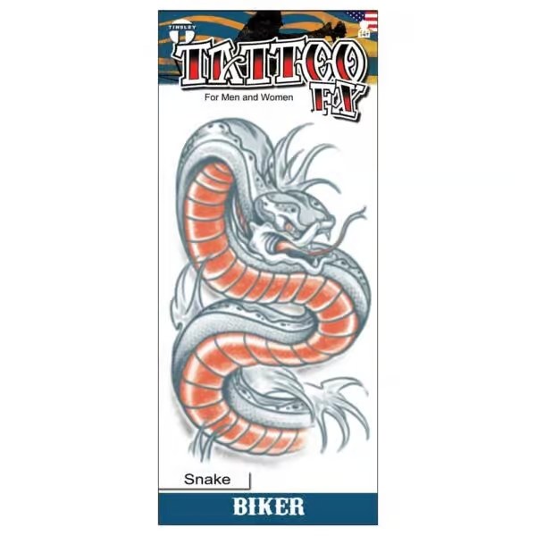 TattooFX Biker Snake