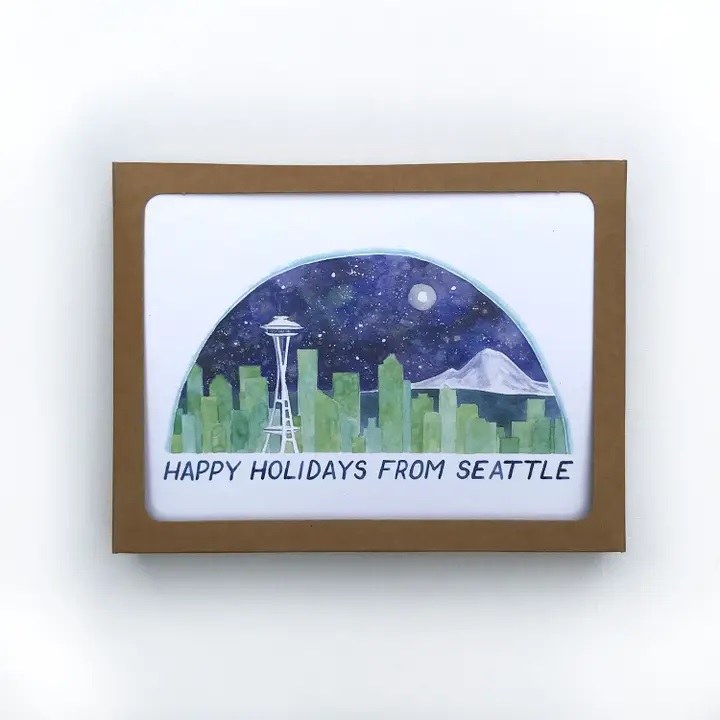 Cards Box Set Seattle Holidays