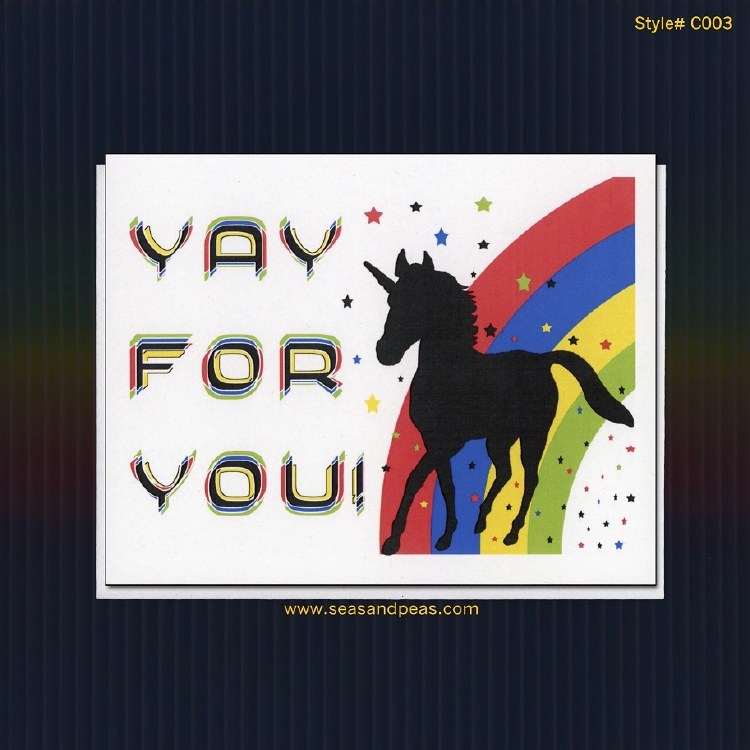 Card Yay For You Unicorn