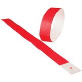 Wristbands Tyvek 100ct Red