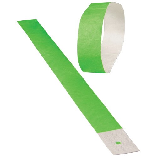 Wristbands Tyvek 100ct N Green