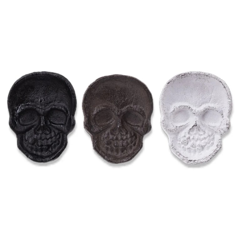 Skull CastIron Dish Mini Asst