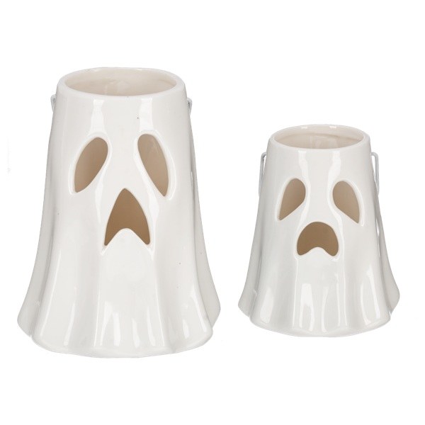 Ghost Tea Light Holder Lrg