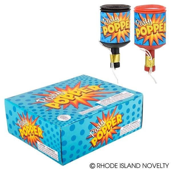 Party Poppers 72pcs