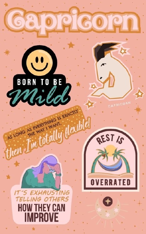 Stickers Astrology Capricorn