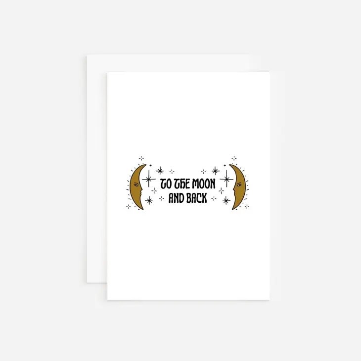 Card To The Moon And Back