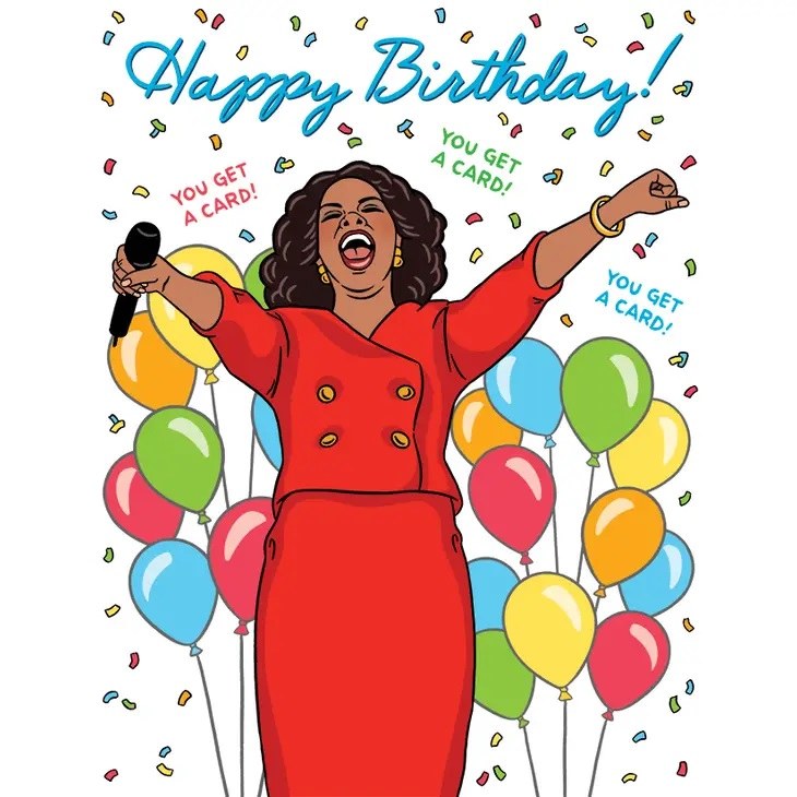 Card Oprah Birthday