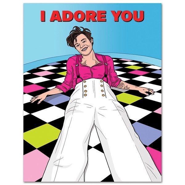 Card Harry Styles, I Adore You