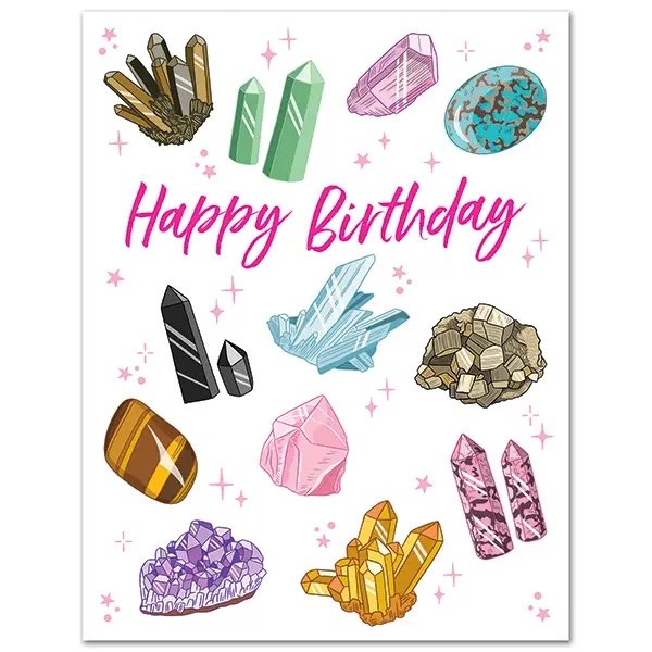 Crystals HB card