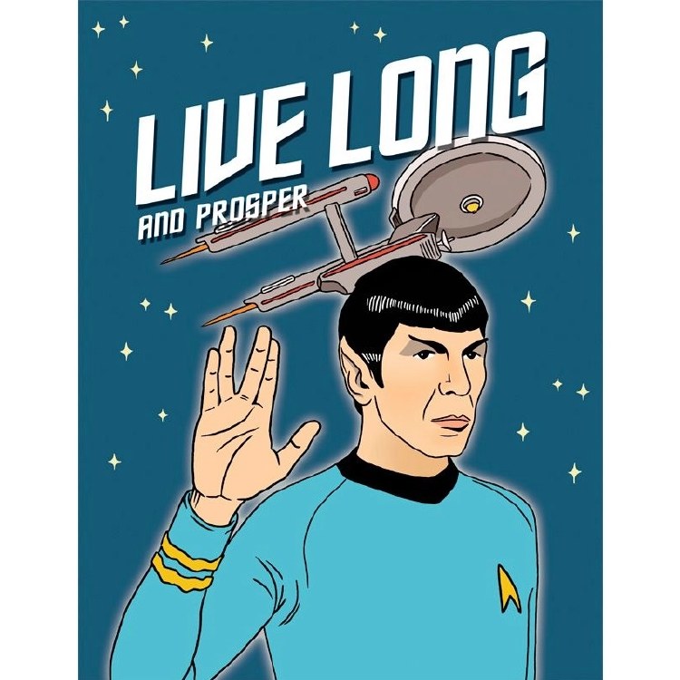 Card Star Trek Birthday