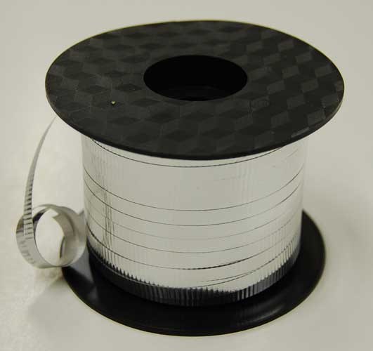 Curling Ribbon Metallic Silver