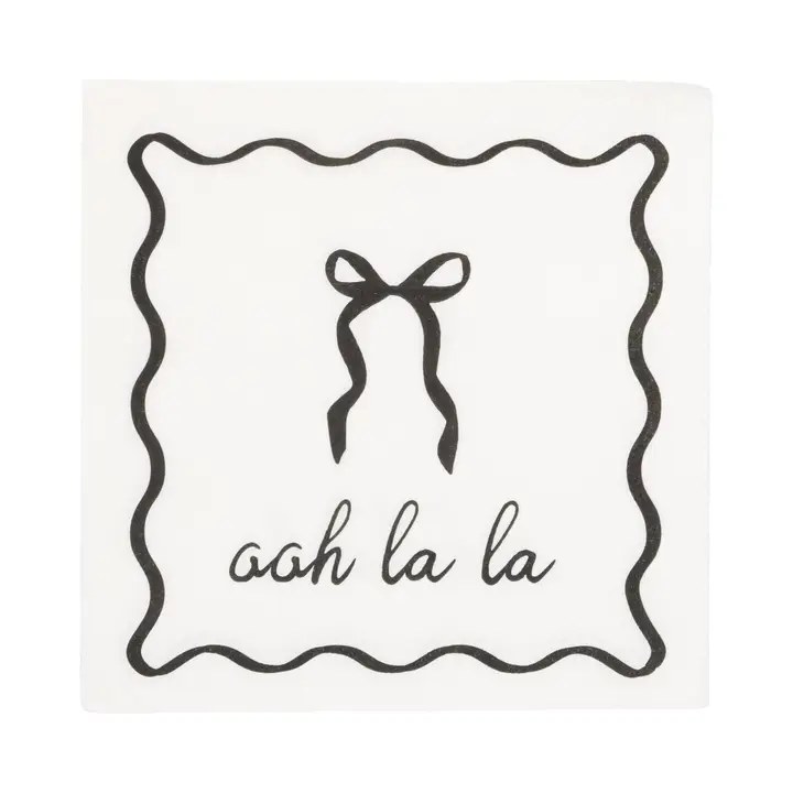 Oh La La Cocktail Napkin