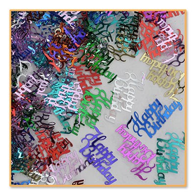 Confetti Happy Birthday Fancy