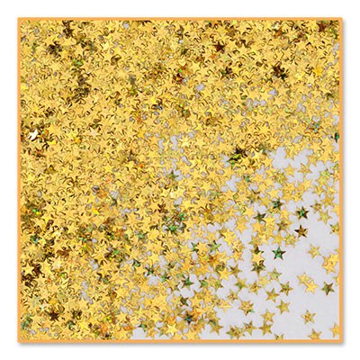 Confetti Gold Holog Stars