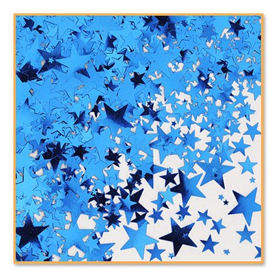 Confetti Blue Stars