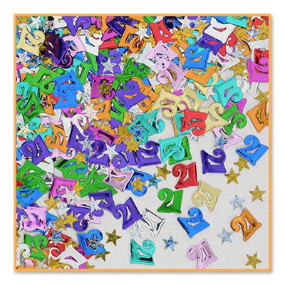 Confetti 21st Birthday