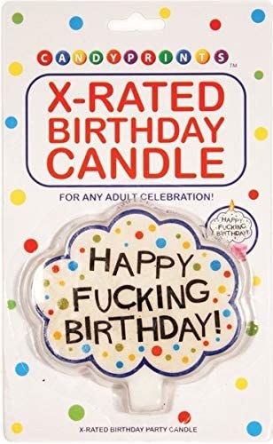 Happy Fucking Birthday Candle