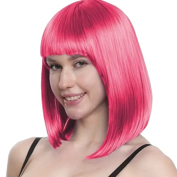 Wig Long Bob Pink