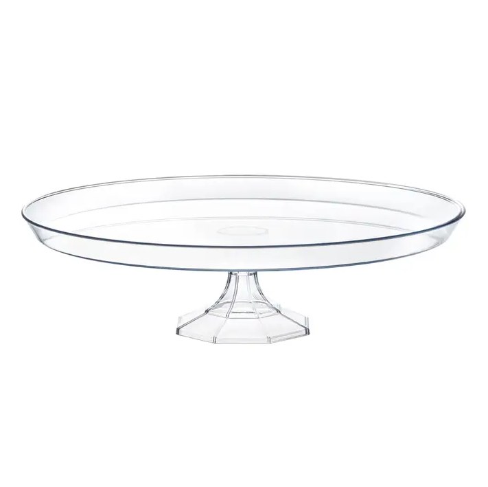 11.6" Clear Round Cake Stand