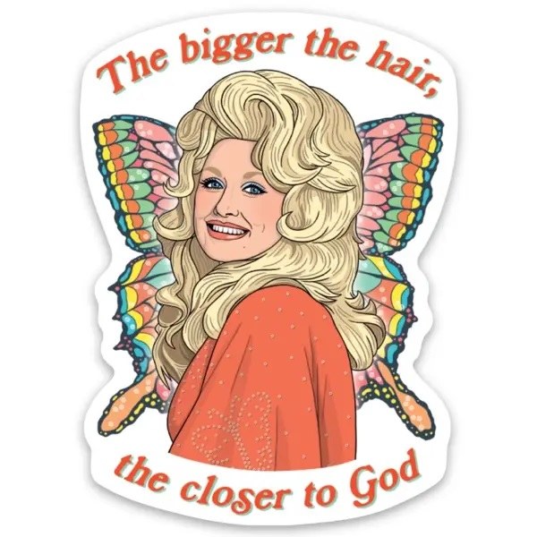 Sticker Dolly Bigger Hair