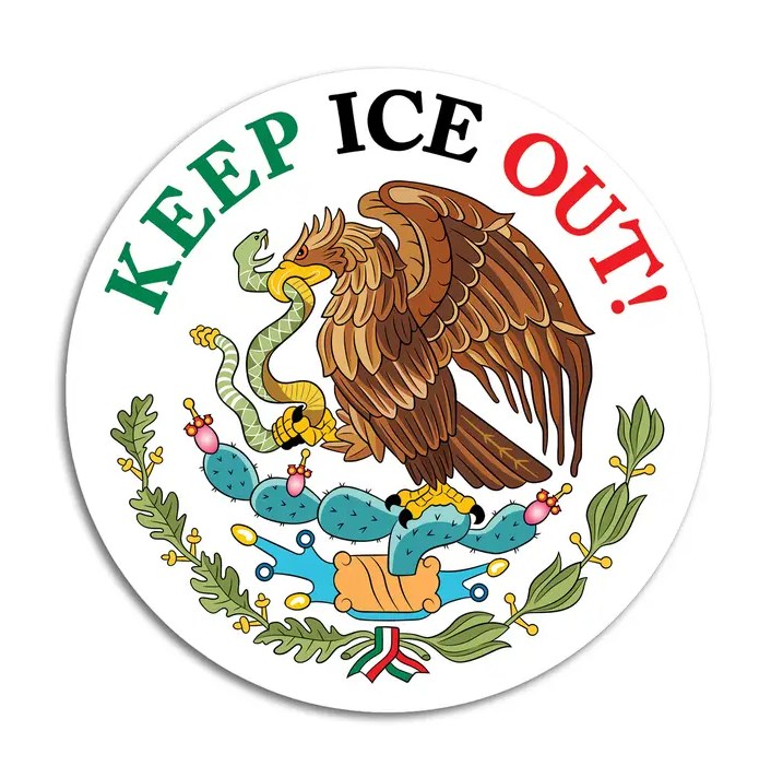 Sticker ICE OUT!