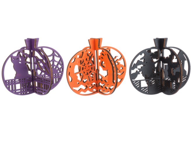 Lasercut Pumpkins Sm Asst