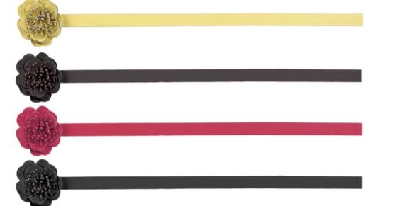 Belt Leather Flower Asst STD