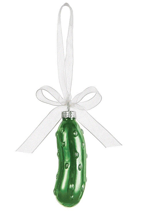 Glass Pickle Ornament in Gift Box