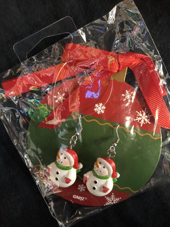Snowman Earrings