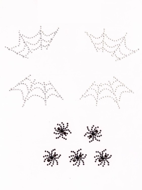 Face Jewels Spider Web