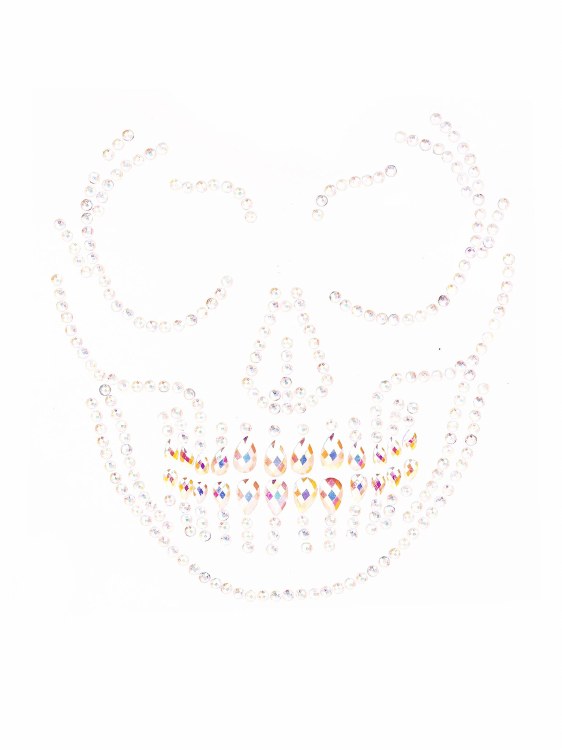Face Jewels Glow Skull