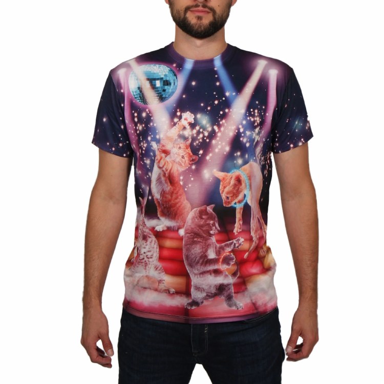 Clubbing Cats Shirt XL