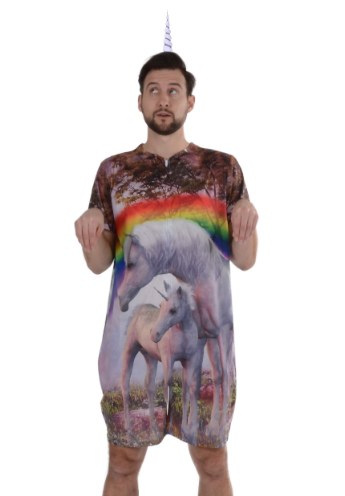 Faux Real Unicorn Romper L