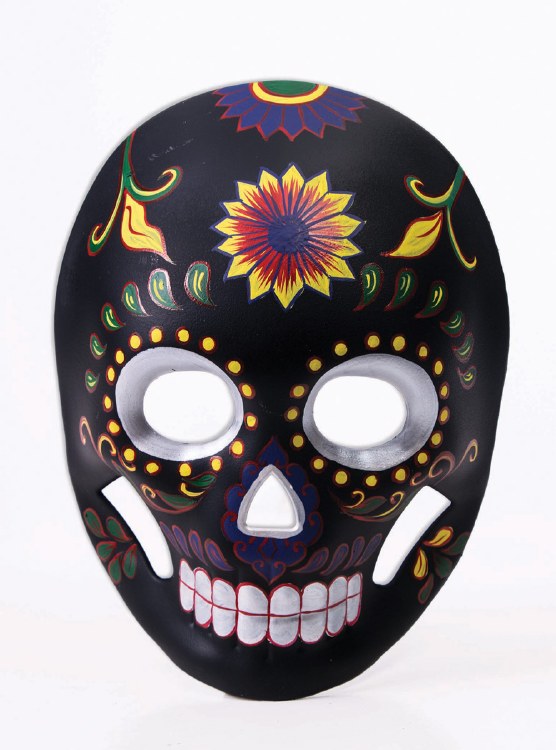 Mask Day Of Dead Black
