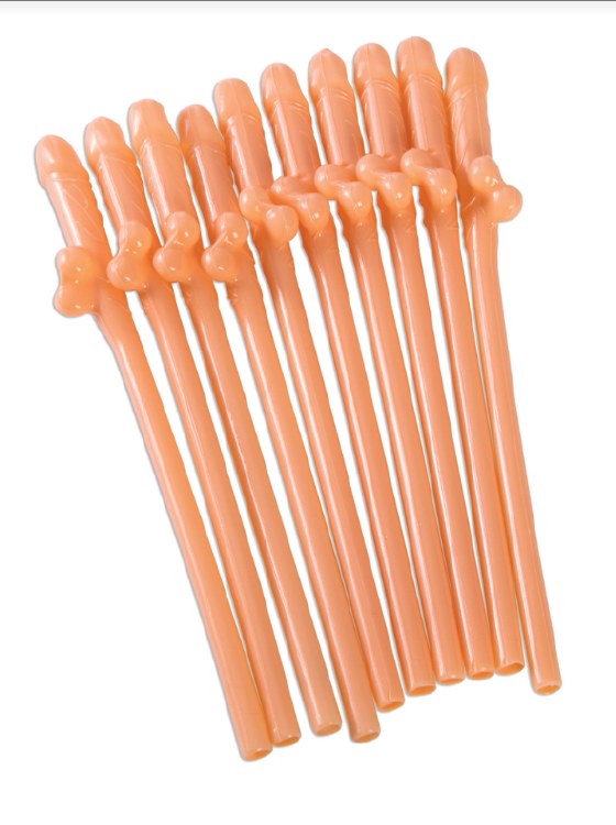 Straws Bachelorette Penis