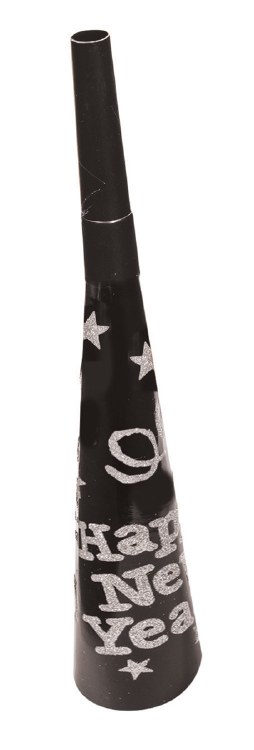 New Year Glitter Horns Gld/Slv