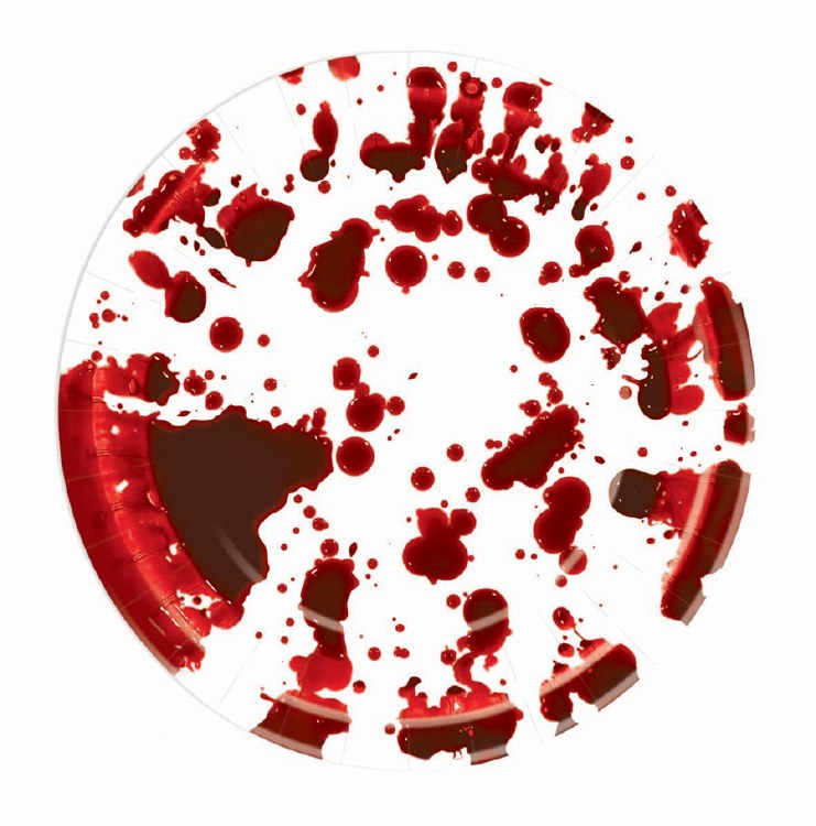 Bloody 9" Plates