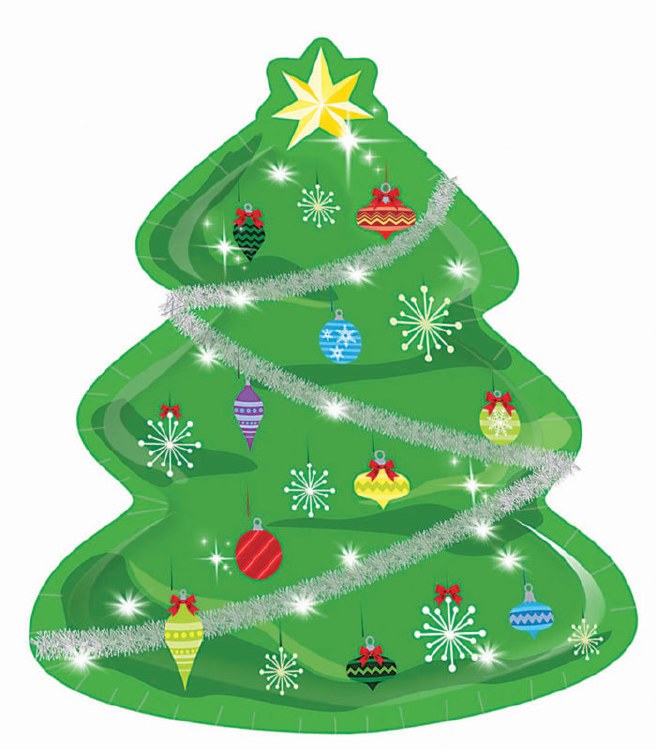 Plate Xmas Tree  9"
