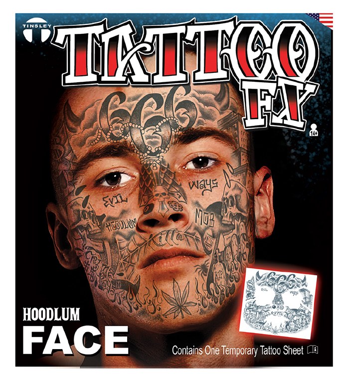 Tattoo FX Hoodlum Face
