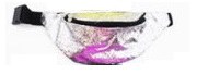 Glitter Fanny Pack • Silver